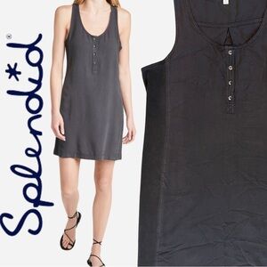 NWOT Splendid Mini Dress | Washed Black | Charcoal | Promenade | Medium